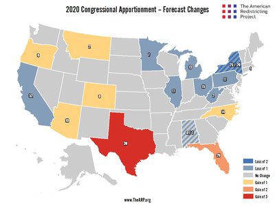 2020 Reapportionment Forecast - Total Population